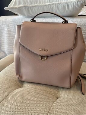 dkny mini backpack brown Bryant Top Zip Bag in Caramel R12KLC36 Medium Backpack Mini Backpack Dkny
